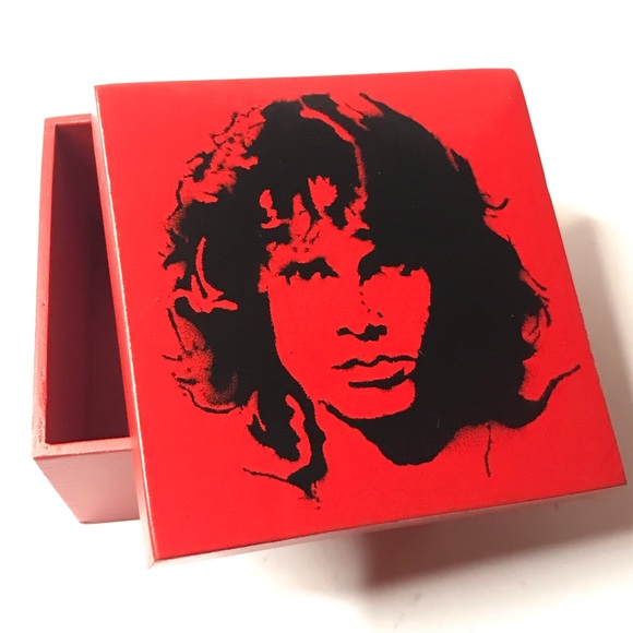 Jim Morrison WANTED inspired ribbed graffiti soft tank top M unisex - Picture 7 of 9